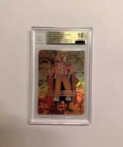 One Piece TCG Gol.D.Roger Gold Manga Eng OP09-118 BGS10 Pristine - Image 2