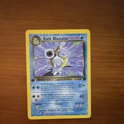 Pokemon TCG Dark Blastoise 1st Edition Team Rocket 20/82 Regular Rare 70 HP - Image 1