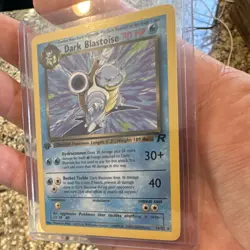 Pokemon TCG 2000 Dark Blastoise Team Rocket 20/82 first edition - Image 3