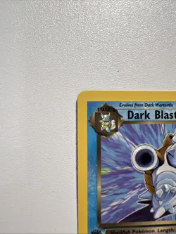 Pokemon TCG Dark Blastoise 20/82 Rare Non-Holo Card 1st Edition - Image 3