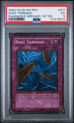 Dust Tornado PSA 5 PSV-011 1st Edition Vintage Yu-Gi-Oh Card - Image 1