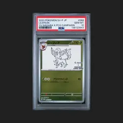 PSA 10 GEM MINT Leafeon 068/SV-P Yu Nagaba PROMO Japanese Pokemon Card 330 - Image 1