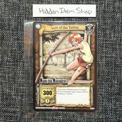 Nami One Piece Card CCG/TCG Silver Promo 2005 PR011 Quest Begins NEAR MINT!!! - Image 1