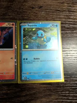 Pokemon 151 Poster Collection Promo 3 Card Set NM Bulbasaur Squirtle Charmander - Image 2