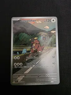 Pokemon TCG Kangaskhan Destined Rivals 204/182 Illustration Art Trading Card - Image 1