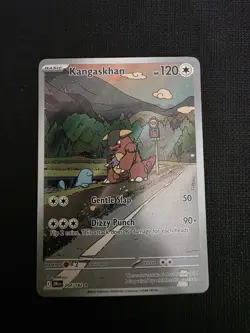 Pokemon TCG Kangaskhan Destined Rivals 204/182 Illustration Art Trading Card - Image 2