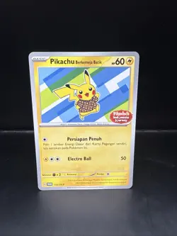 Pokemon Berkemeja Staryu Promo Pikachu's Indonesia Journey Card 155/SV-P - Image 2