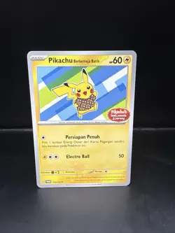 Pokemon Berkemeja Staryu Promo Pikachu's Indonesia Journey Card 155/SV-P - Image 3