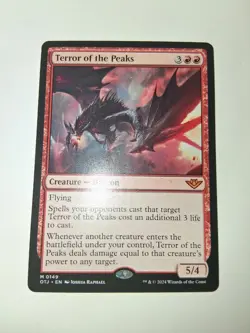 Terror of the Peaks - Outlaws of Thunder Junction MTG 0149 NM - Image 1
