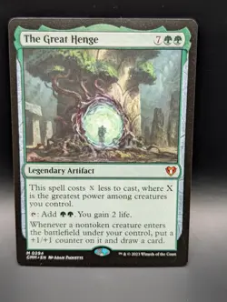 MTG - The Great Henge - Legendary Artifact - CMM 294 - Mythic - NM - Image 1