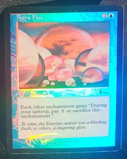 Mtg 🔥🔥Aura Flux 🔥🔥 Urza's Legacy 🌟Foil🌟 NM Magic The Gathering - Image 1