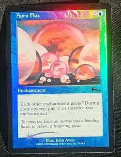 Mtg 🔥🔥Aura Flux 🔥🔥 Urza's Legacy 🌟Foil🌟 NM Magic The Gathering - Image 4