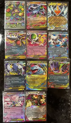 🇨🇦 Pokemon Phantasmal Flames Lot Mega Charizard X EX Gengar EX + Holos Ambipom - Image 1
