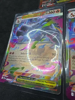 Pokemon Phantasmal Flames | 2x Mega Charizard X EX | 013/094 Lot* AND 1X GENGAR - Image 3