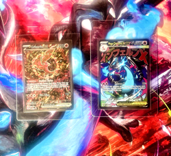 Pokemon Mega Evolution Phantasmal Flames Lot Of 9 Ex / IR / SIR / Full Art Cards - Image 2