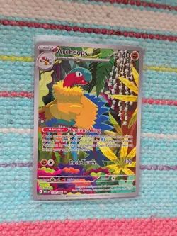 Pokemon TCG Archeops 132/086 NM-IR Illustration Rare White Flare - Image 2