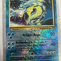 Pokemon Gyarados TCG Reverse Holo Rare Card 12/110 Legendary Collection - Image 3