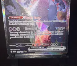 Pokemon TCG Destined Rivals Team Rocket's Mewtwo EX SIR 231/182 - Image 4