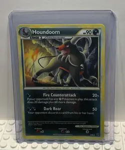 Houndoom 5/90 Undaunted Crosshatch Pokemon League Promo Card - Image 1