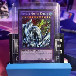 Dragon Master Knight LCKC-EN065 Secret Rare Yugioh Legendary Collection Kaiba NM - Image 1