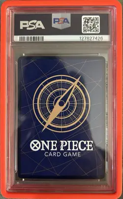 2025 One Piece OP13 JPN Red Manga Alt Art #118 Monkey D. Luffy PSA 10 GEM MINT - Image 4