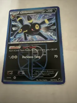 Pokemon Umbreon TCG Team Plasma Freeze Card 64/116 Regular Exclusive - Image 2
