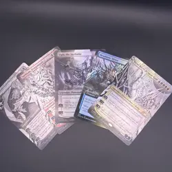 MTG Foil Secret Lair Borderless Planeswalkers Bundle All 5 Cards! - Image 1