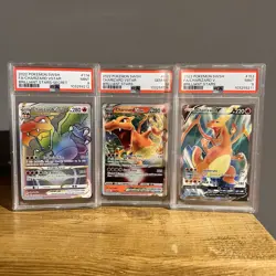 Pokemon Charizard Brilliant Stars Bundle - V Star, Secret Rare - PSA 9 and 10 - Image 1