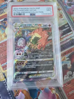 Pokemon TCG Charizard Bundle 7 Loose Singles, 1 Sealed, 1 PSA 9 Graded Card - Image 4