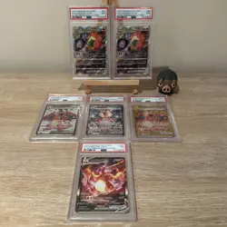 Pokemon TCG Charizard bundle PSA graded 6 slabs see notes - Image 1
