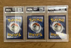Pokemon Cosmic Eclipse Charizard, Blastoise & Venusaur GX Bundle, PSA 9 - Image 2