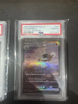 Pokemon TCG Graded Bundle. All PSA 10. Includes Charizard 201/165. JP 151 Hits. - Image 2
