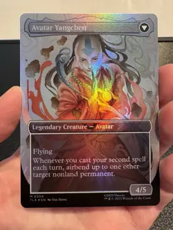 The Legend of Yangchen Borderless FOIL Avatar The Last Airbender MTG NM - Image 1