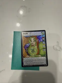 Illusen 14/234 Neopets TCG Base Set ULTRA RARE Card Game HOLO FOIL Faerie Hero - Image 1
