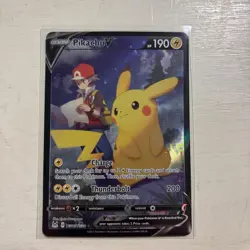 Pokemon Card - Pikachu V TG16/TG30 SWSH11: Lost Origin Trainer Gallery Holo - Image 1
