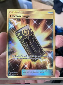 Electrocharger - 193/181 - Pokemon Team Up Sun & Moon Secret Rare Card NM - Image 1