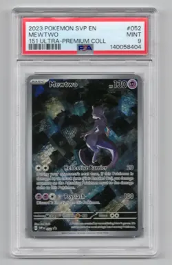 Mewtwo 052 Sv: Scarlet & Violet Promo Cards Holo PSA 9 - Image 1