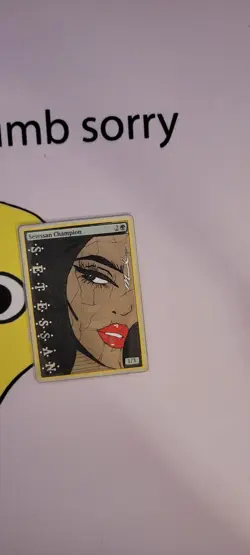 MTG ALTER: Setessan Champion, by Mr. Forest. Full art alter - Image 1