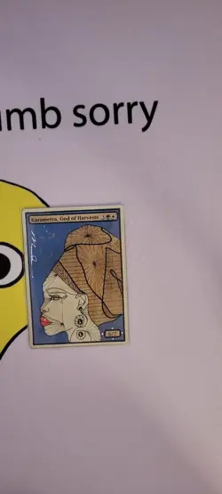 MTG ALTER: Karametra God of Harvest, by Mr. Forest. Full art alter - Image 1