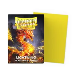 Dragon Shield Matte DUAL 100 Sleeves - Bustine Protettive LIGHTNING Mtg Pokemon - Image 1