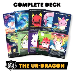 The Ur-Dragon X MTG Custom Altered Art | Full 100 Card EDH Deck w/Custom Tokens - Image 1
