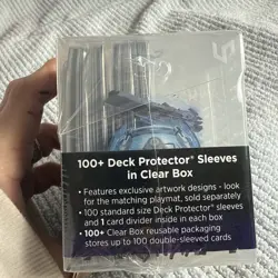 MTG Edge of Eternities 100ct Deck Protector Sleeves in Clear Box Commander A - Image 2