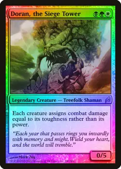 Doran, the Siege Tower FOIL Lorwyn HEAVILY PLD Rare CARD ABUGames - Image 1