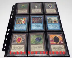 100 Docsmagic.de 18-Pocket Pages Black - Sideloading - MTG PKM YGO - 11-Hole - - Image 4