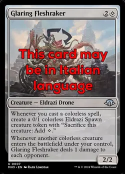 MTG GLARING FLESHRAKER EXC - GRAFFIACARNE FURENTE 7 - MH3 - MAGIC - Image 1