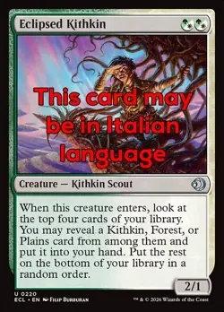 MTG 4x ECLIPSED KITHKIN EXC - KITHKIN ECLISSATO 220 - ECL - MAGIC - Image 1