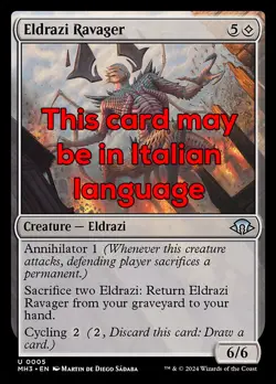 MTG 4x ELDRAZI RAVAGER EXC - RAZZIATORE ELDRAZI 5 - MH3 - MAGIC - Image 1