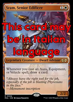 MTG SRAM, SENIOR EDIFICER 6 EXC - EDIFICATORE CAPO - MUL IT - MAGIC - Image 1