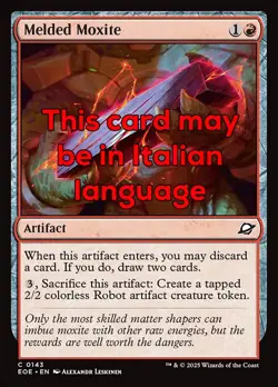 MTG MELDED MOXITE EXC - LEGA DI MOXITE 143 - EOE - MAGIC - Image 1
