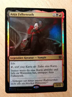 MTG Magic: # FOIL # Anja Falkenrath / Anje Falkenrath, DEUTSCH, Nearmint, Vampir - Image 3